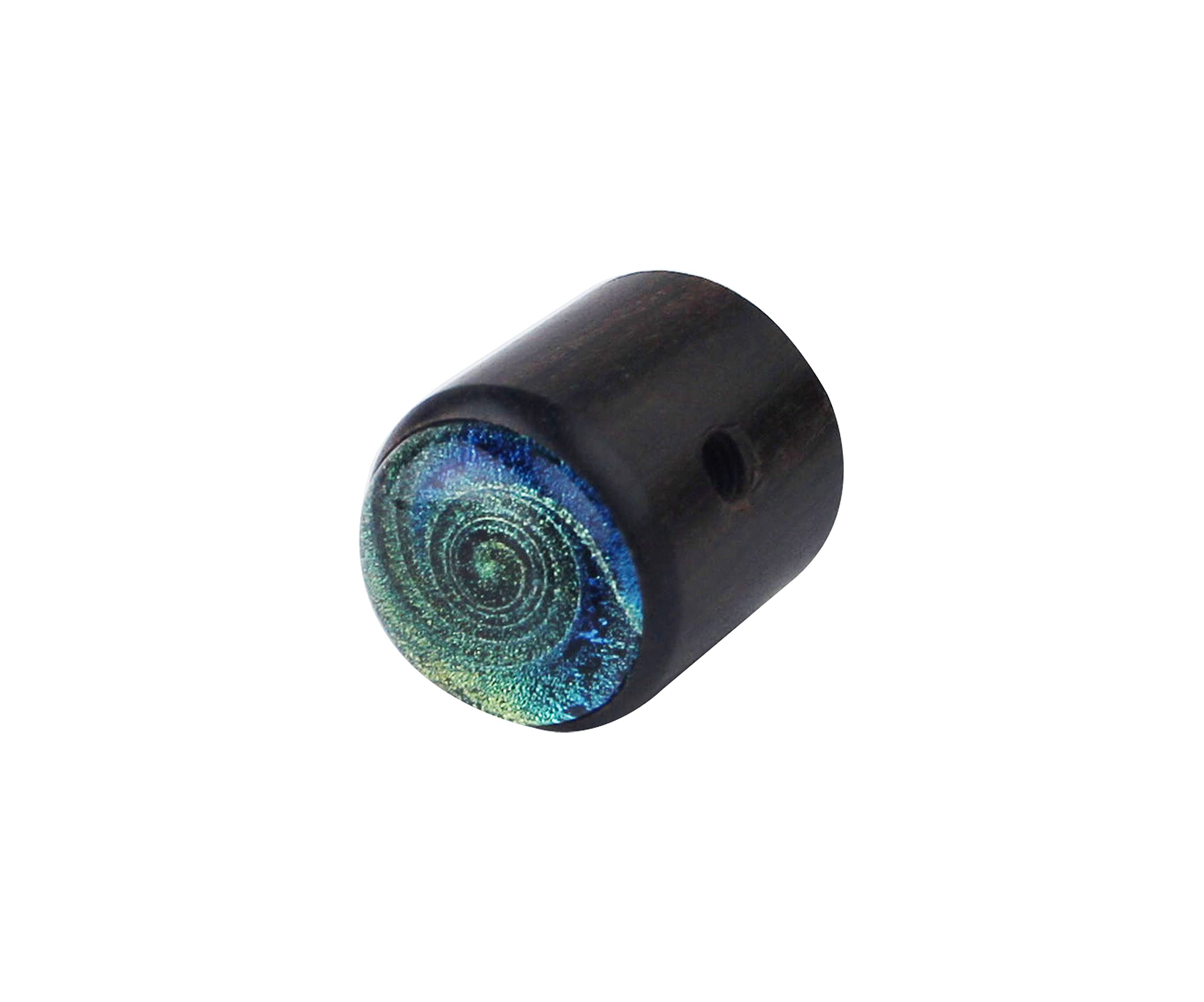 Guyker Guitar Knobs with 6mm Dia. Shaft Pots - Glass Top Ebony Tone and Volume Control Potentiometer Knob Replacement for Precision Electric Guitar or Bass (3 Piece) - Image 4