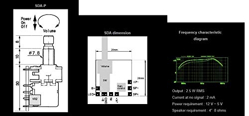Guyker SDA-P Speaker Drive Amplifier for Electric Guitars and Bass - Electronic Amplifier Circuit - Image 5