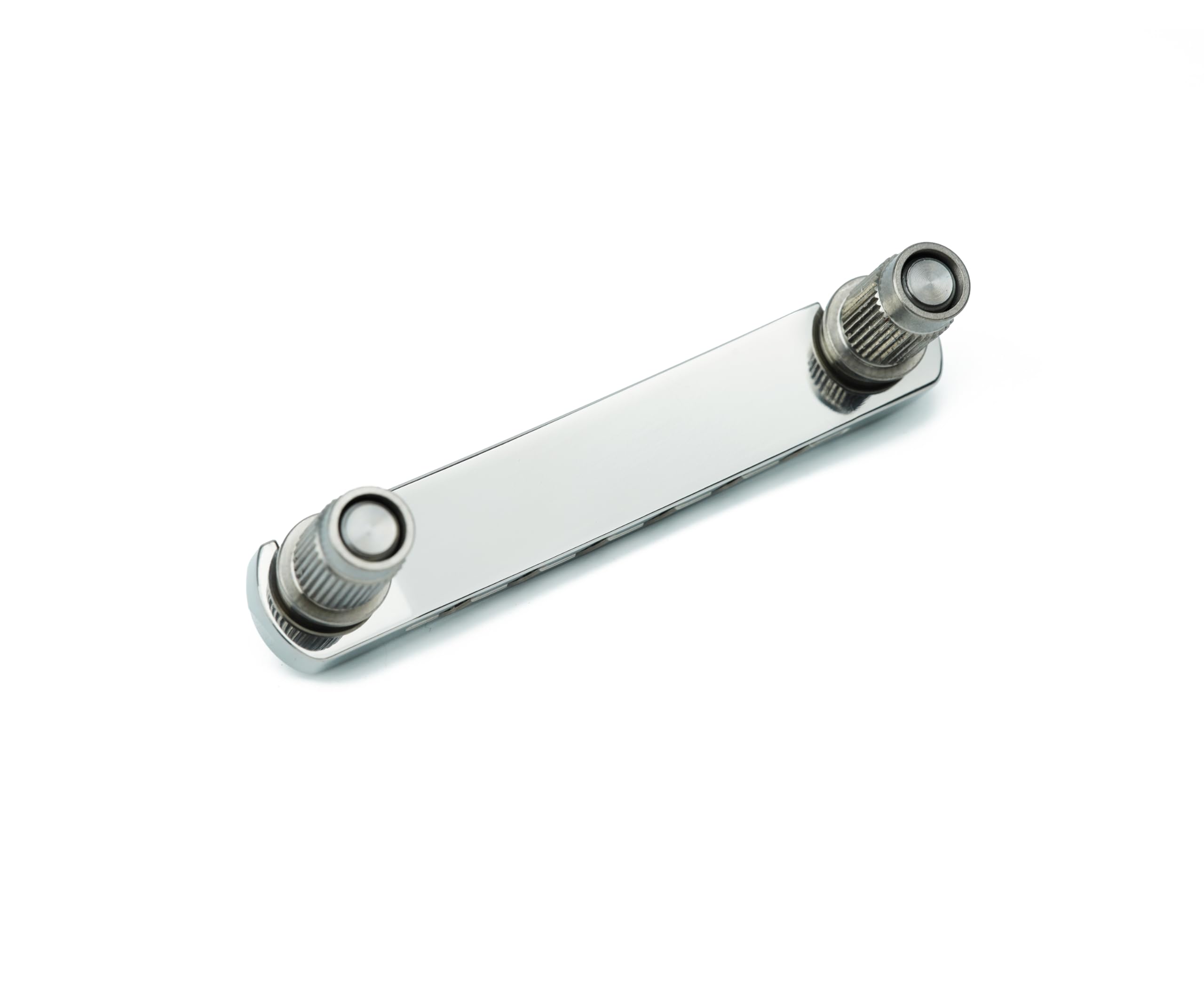 Guyker Titanium Alloy Guitar Tune-O-Matic Tailpiece Stop Bar with Studs - Bridges Parts Replacement for LP SG Style 6 String Electric Guitar (GS001-TI) - Image 3